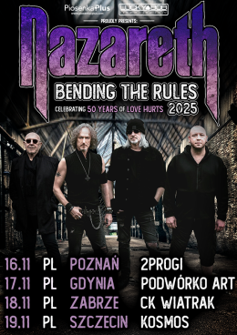 Gdynia Wydarzenie Koncert Nazareth - Bending The Rules Tour 2025